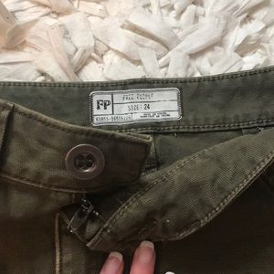 FREE PEOPLE OLIVE JEAN SKIRT